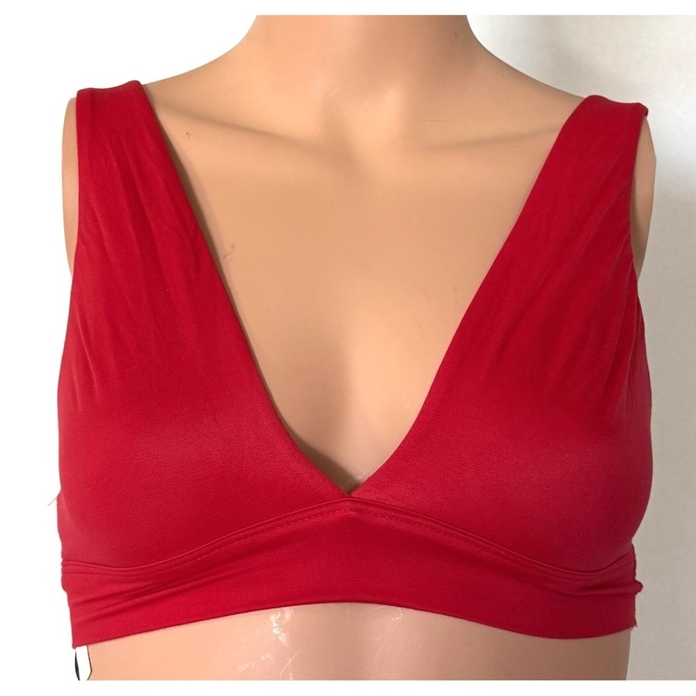 Victoria's Secret Incredible Bralette Bra XS Wireless Lounge Soft Red Lipstick